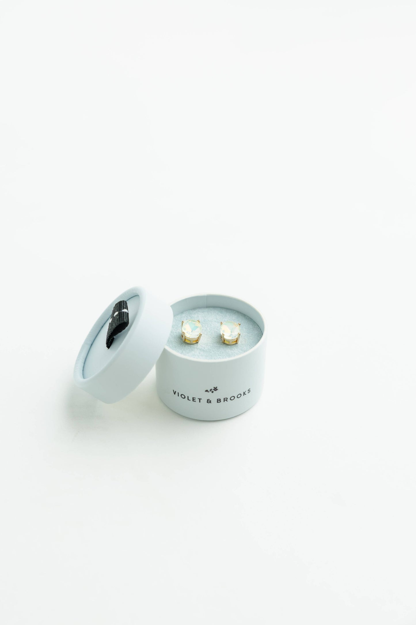 Crystal Powder Boxed Earring
