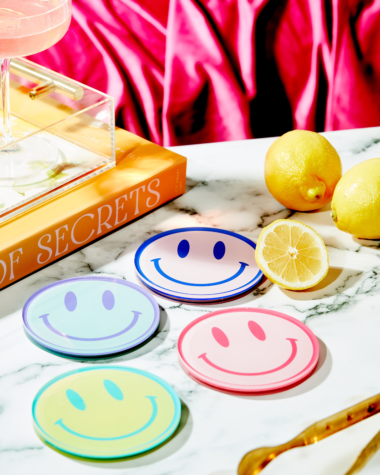 All Smiles (Set of 4) Coasters