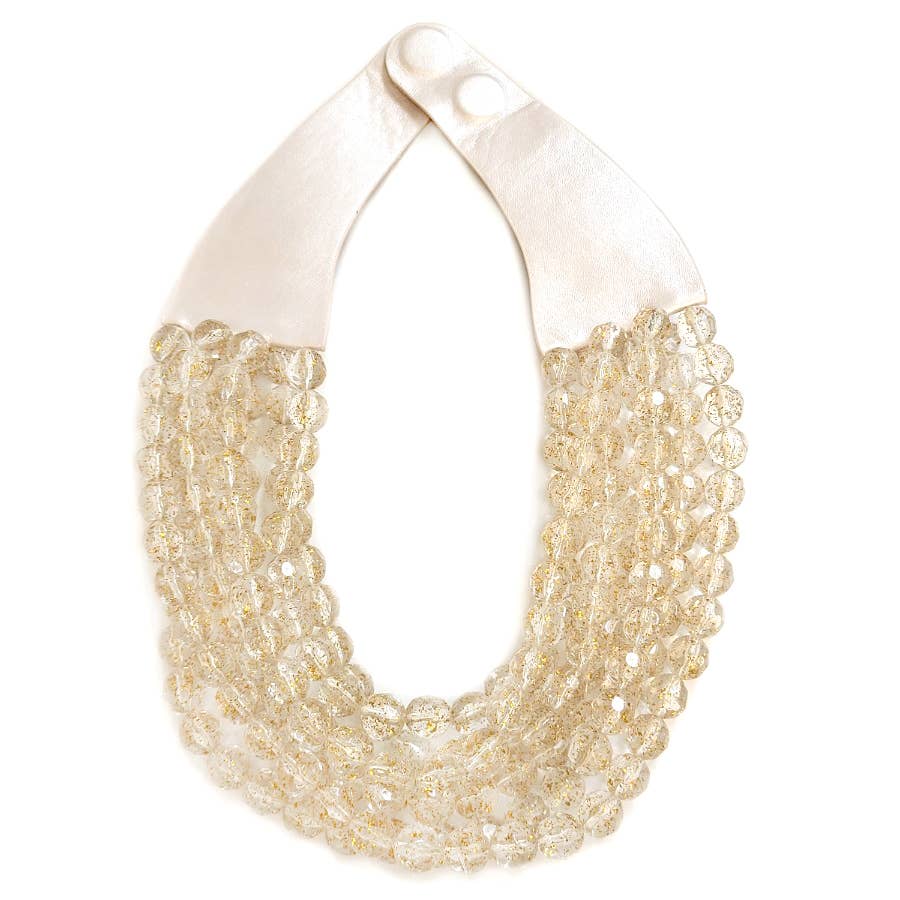 CHUNKY BEADED LAYERED NECKLACE