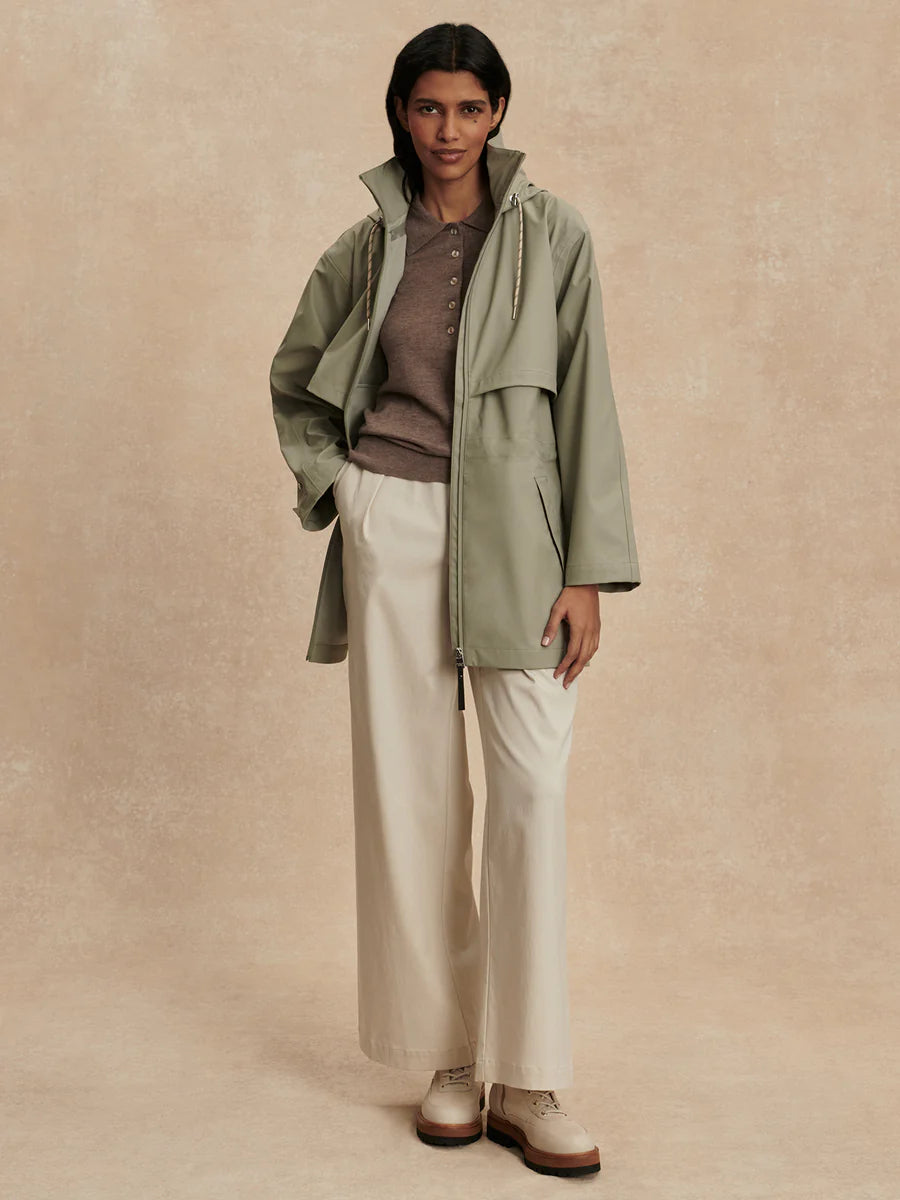 Alyssa Rain Jacket - Forest Fog