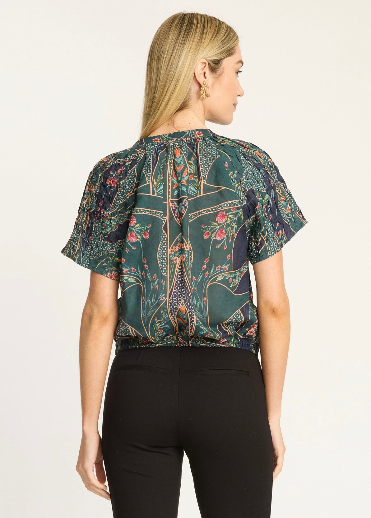 ZOLA TOP- PATCHWORK FLOWER