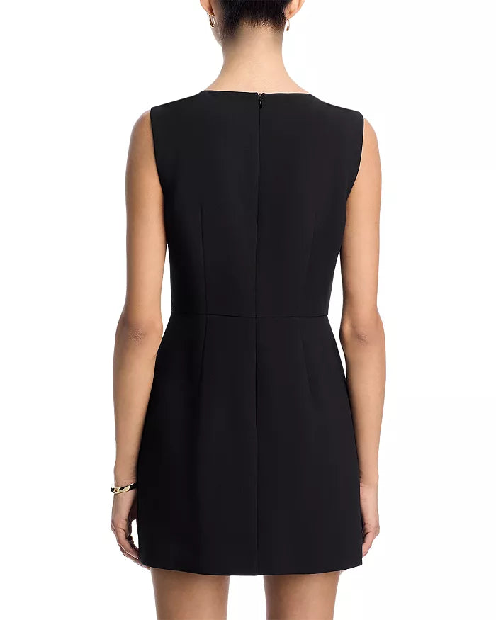 AZRA TWILL S/S BOW MINI DRESS