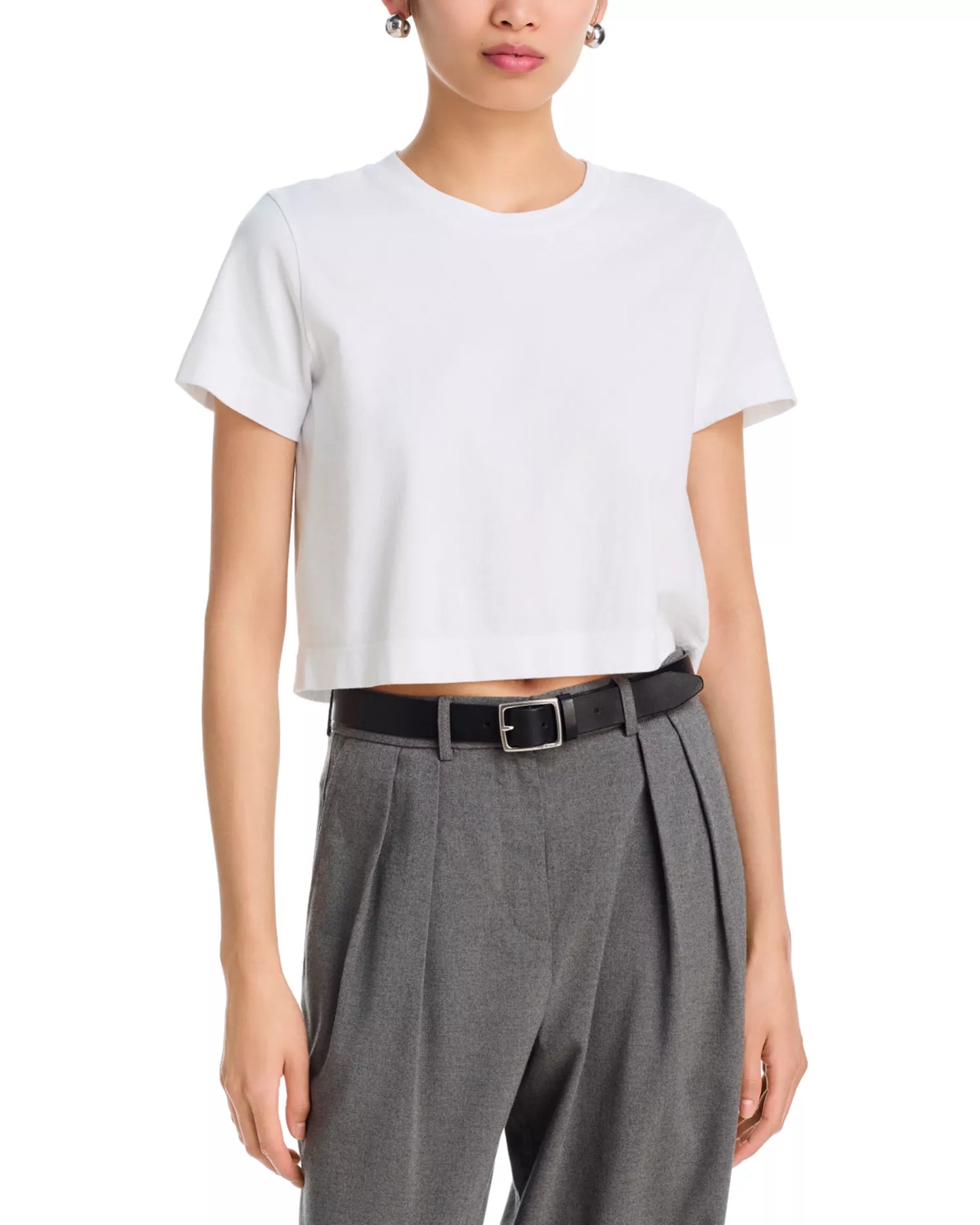 CHER COTTON TEE-WHITE