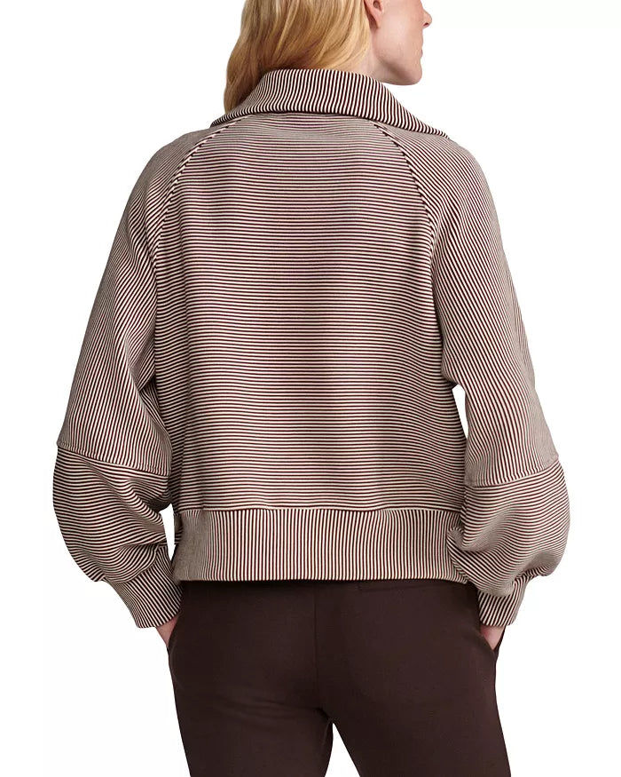 MILANO HALF ZIP- COFFEE BEAN / BIRCH