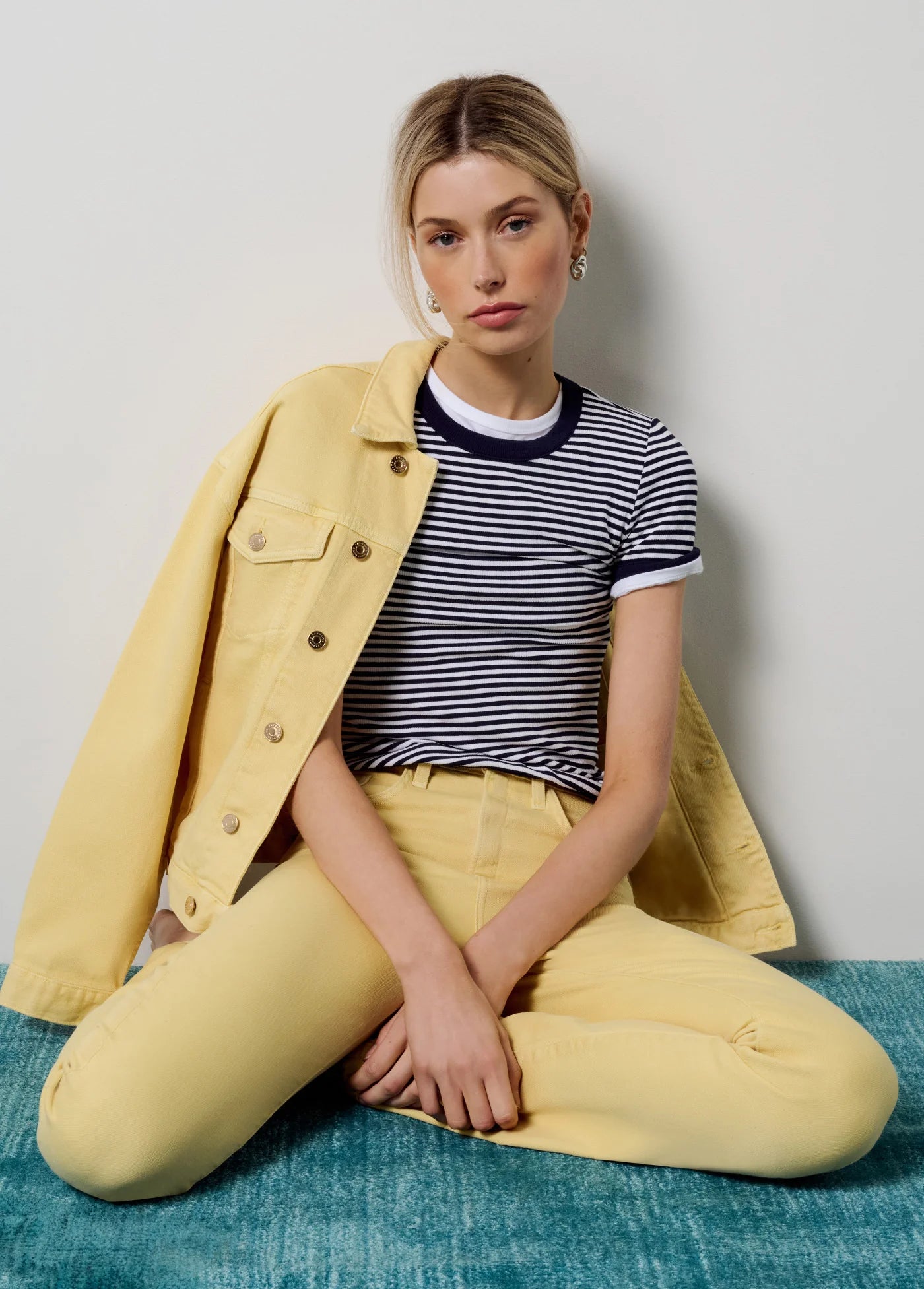 THE VALENTINA SUPER HIGH RISE STRAIGHT - GOLDEN
