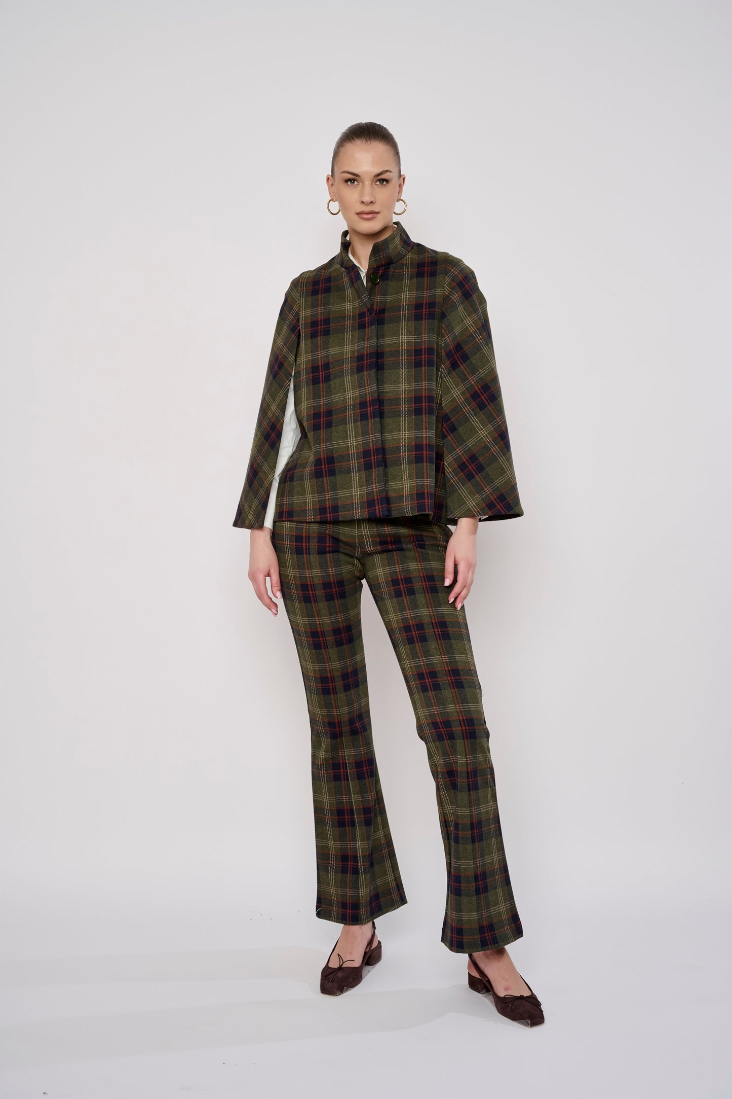 MISHA CAPE - PLAID