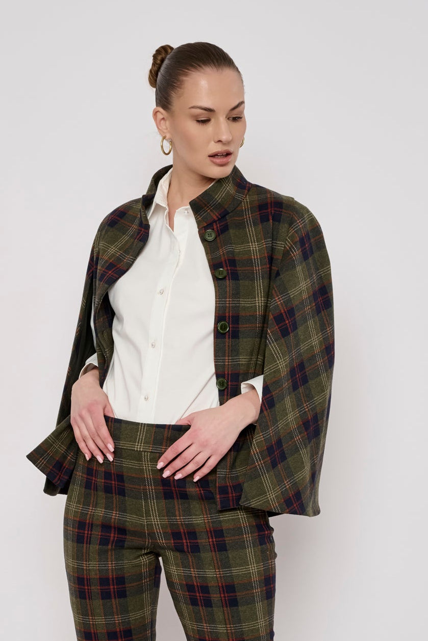 MISHA CAPE - PLAID