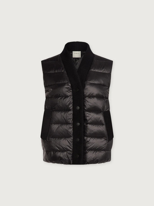 COLWYN COMBO BOXY GILET - BLACK