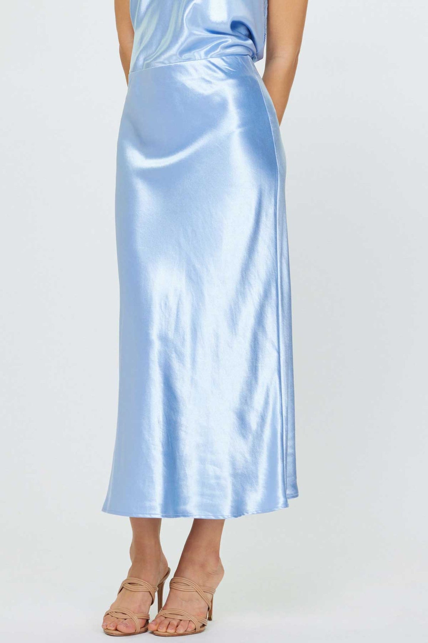 MIDI SKIRT - CLOUD BLUE