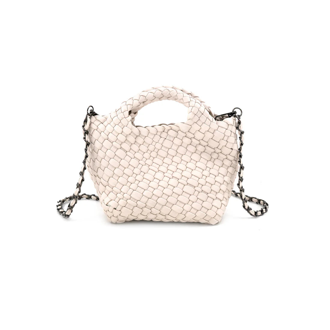 MINI WOVEN BAG AND CROSSBODY