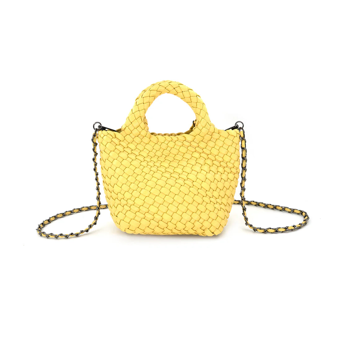 MINI WOVEN BAG AND CROSSBODY