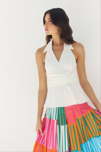 COLBIE TOP - WHITE