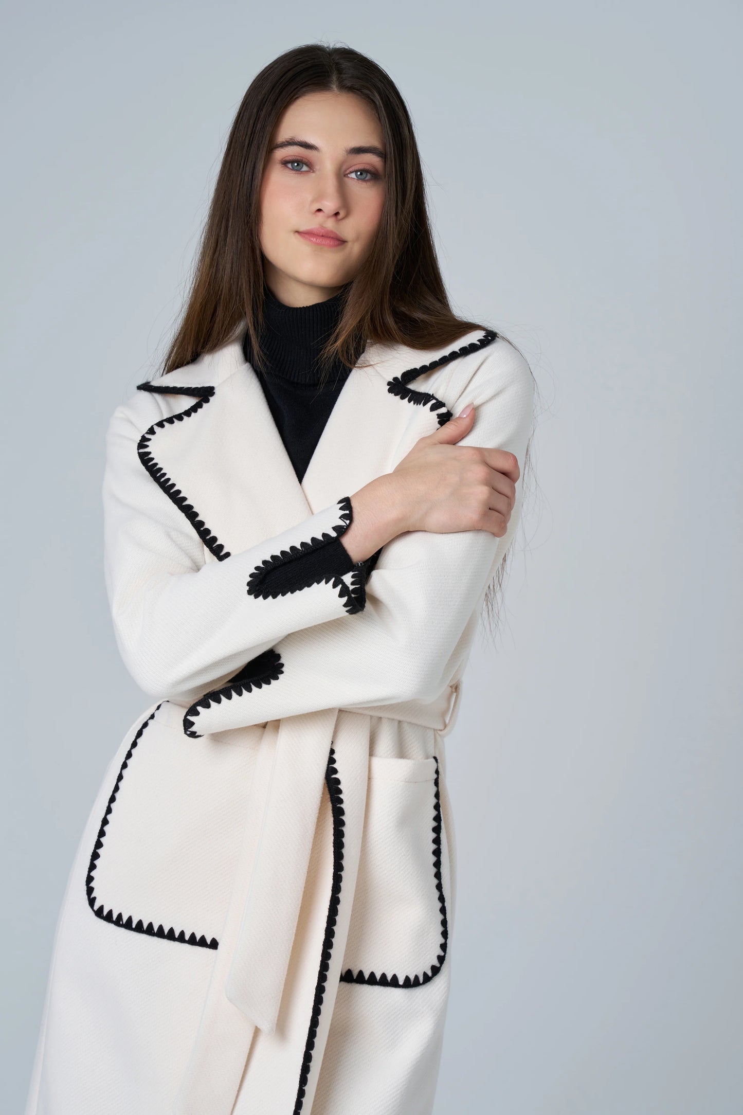 WHIPSTITCH COAT-CREAM