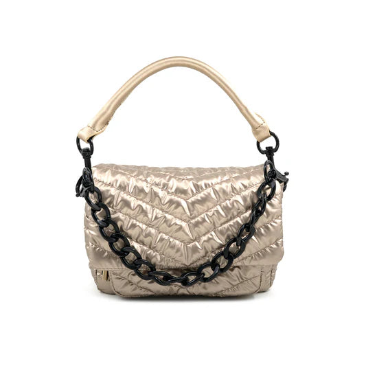 SMALL NYLON PUFFER BAG