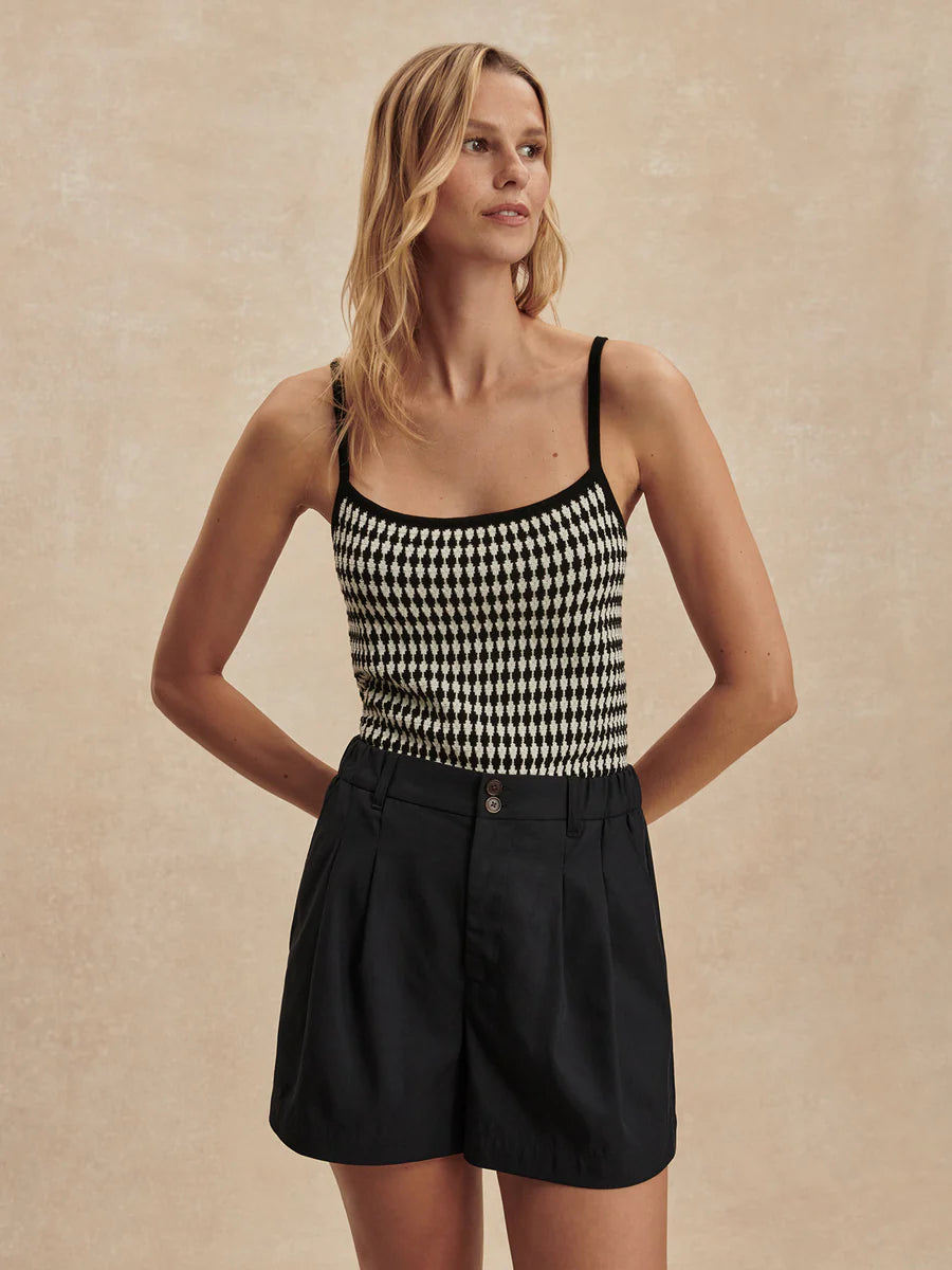 TANSY WOVEN SHORT 3" - BLACK