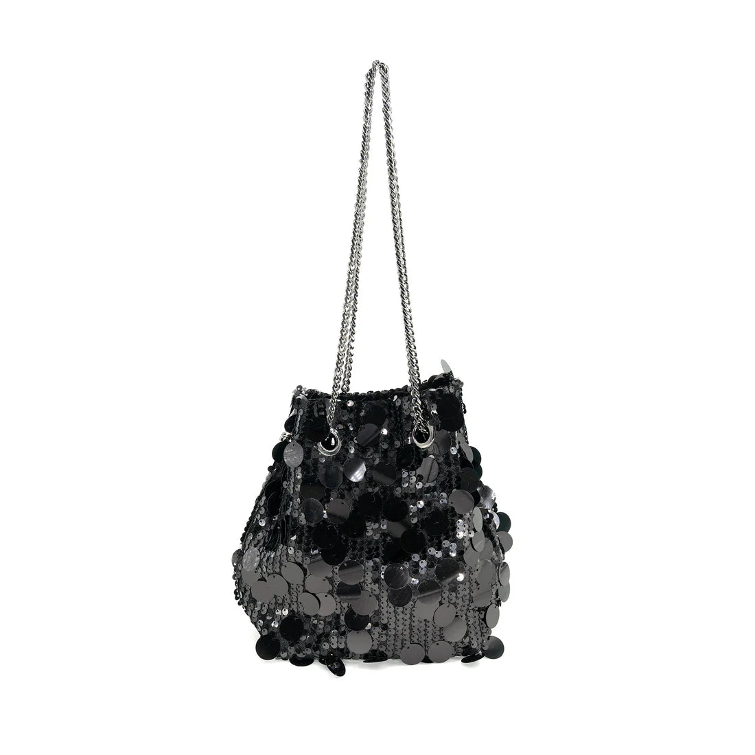 SEQUIN BAG - BLACK