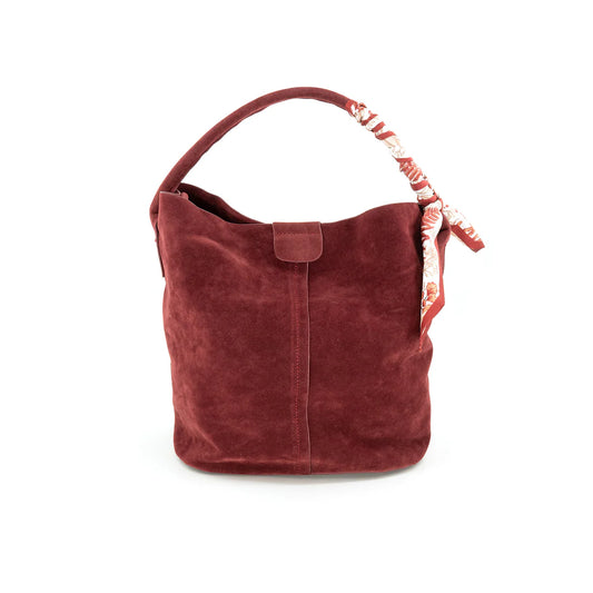 FAUX SUEDE BAG