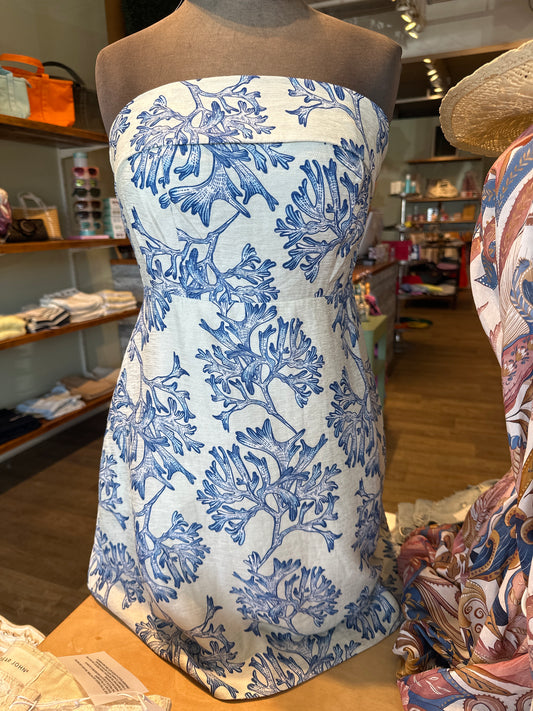 A LINE STRAPLESS DRESS