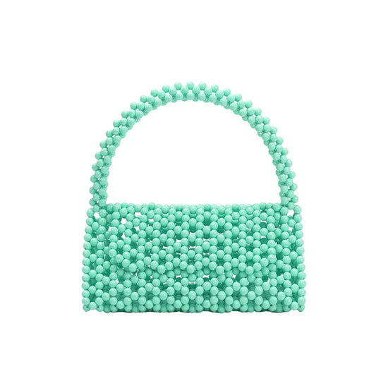 MORGAN BEADED BAG - MINT