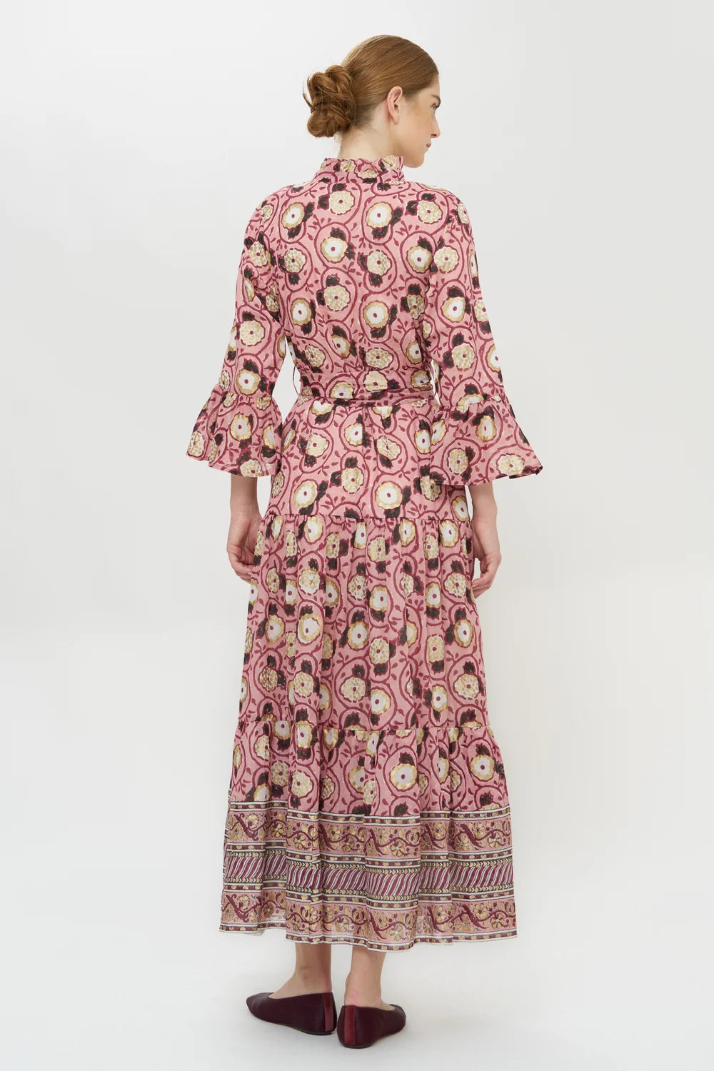 RUFFLE COLLAR BELL MAXI