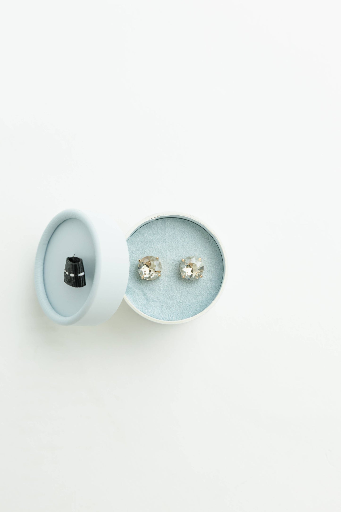 Crystal Powder Boxed Earring