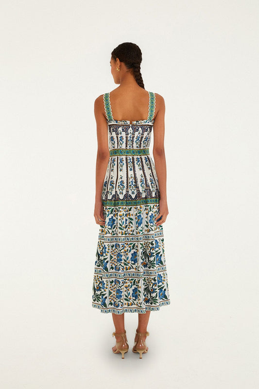 MANOELA SLEEVELESS BELT MAXI DRESS