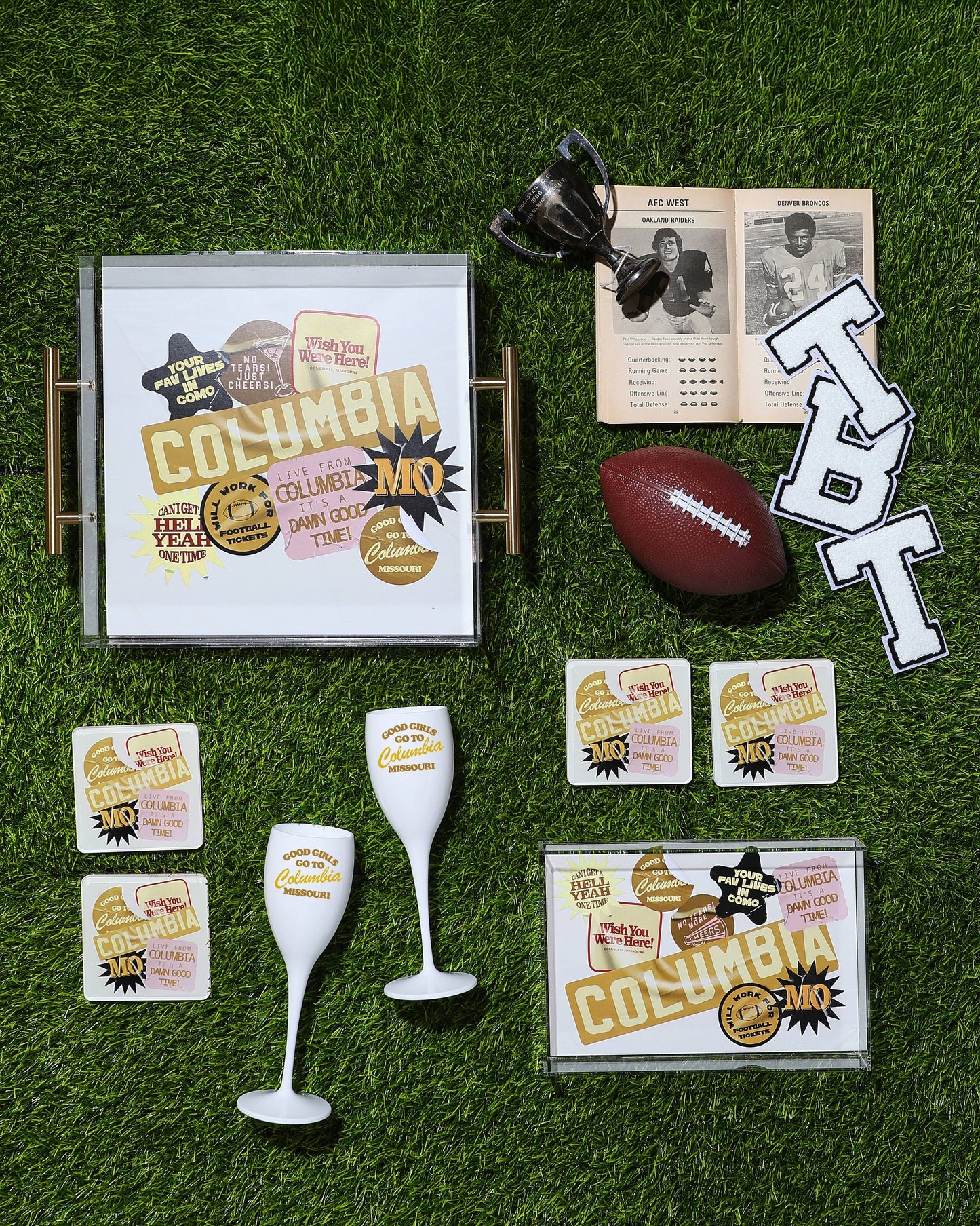Columbia, MO Coasters | Tailgate Collection