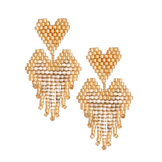 Fringy Gold Earrings