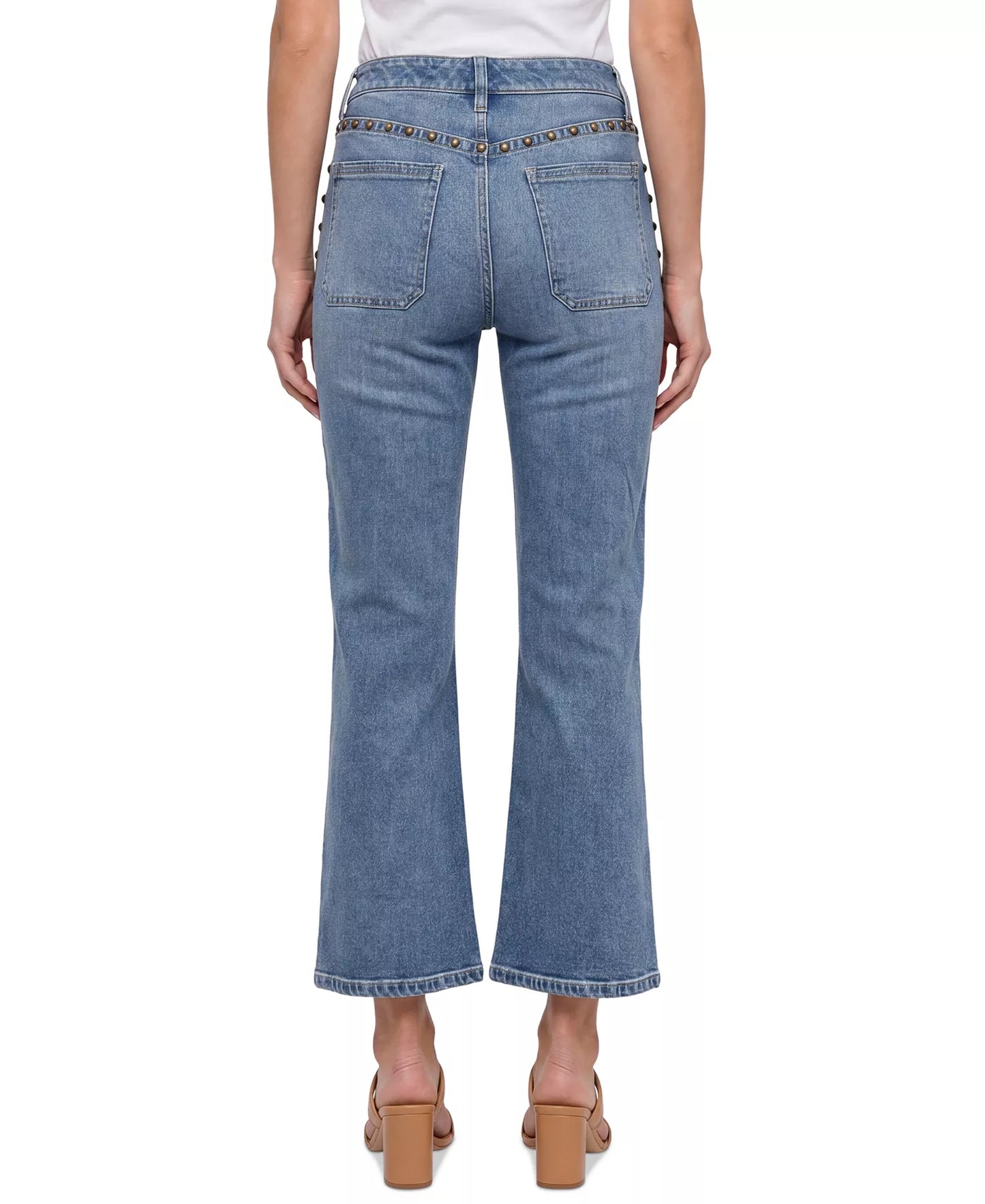 HANNAH FLARE W PATCH POCKETS AND STUDS