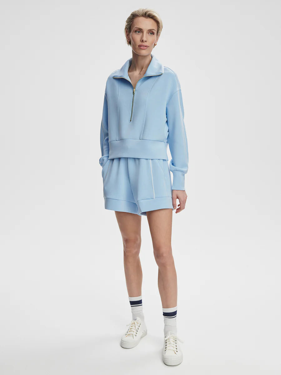 BARNES HIGH RISE SHORT- AIRY BLUE