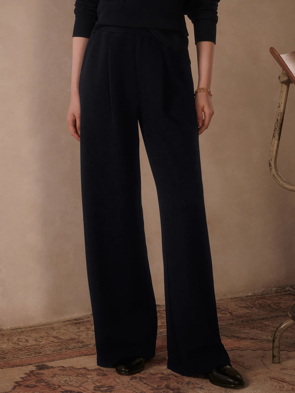 THE EXTRA WIDE LEG PANT 29.5 - NAVY