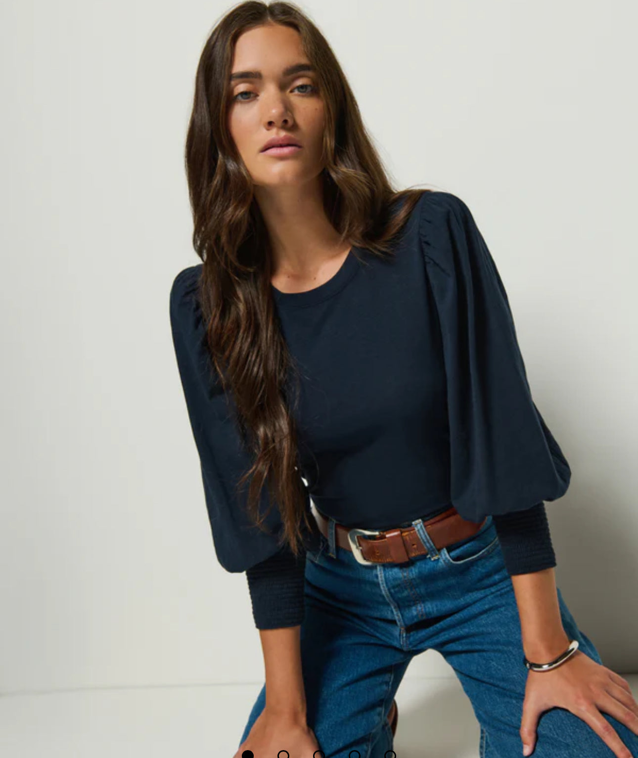 LOREN PEASANT TEE- NIGHT SKY