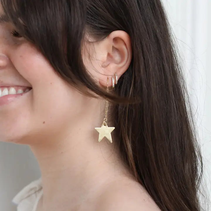 DELTA STAR EARRING - GOLD