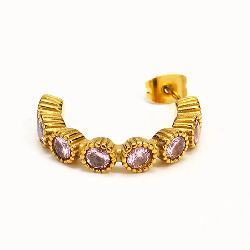 VINTAGE GEMSTONE HOOP