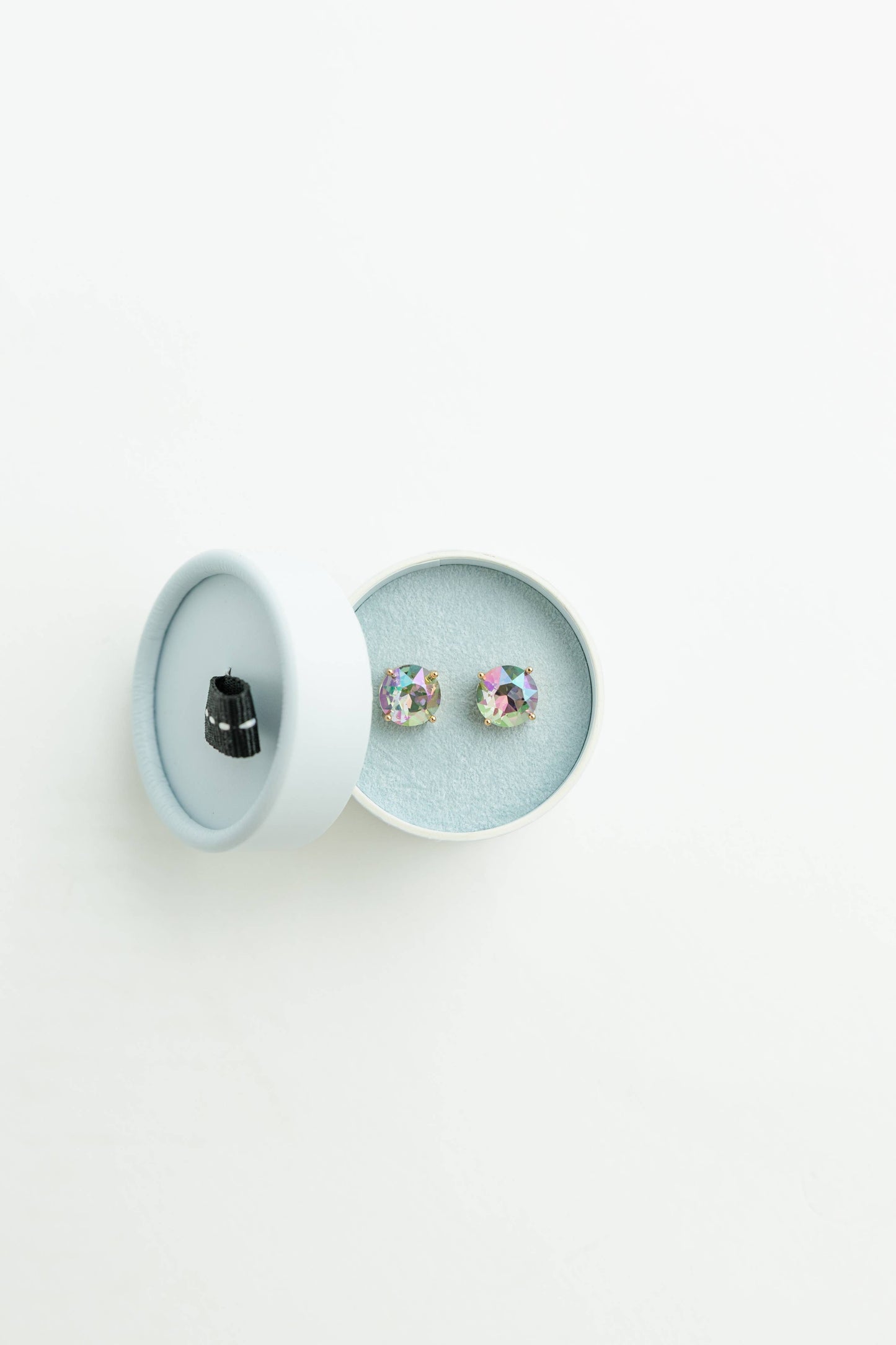 Crystal Powder Boxed Earring