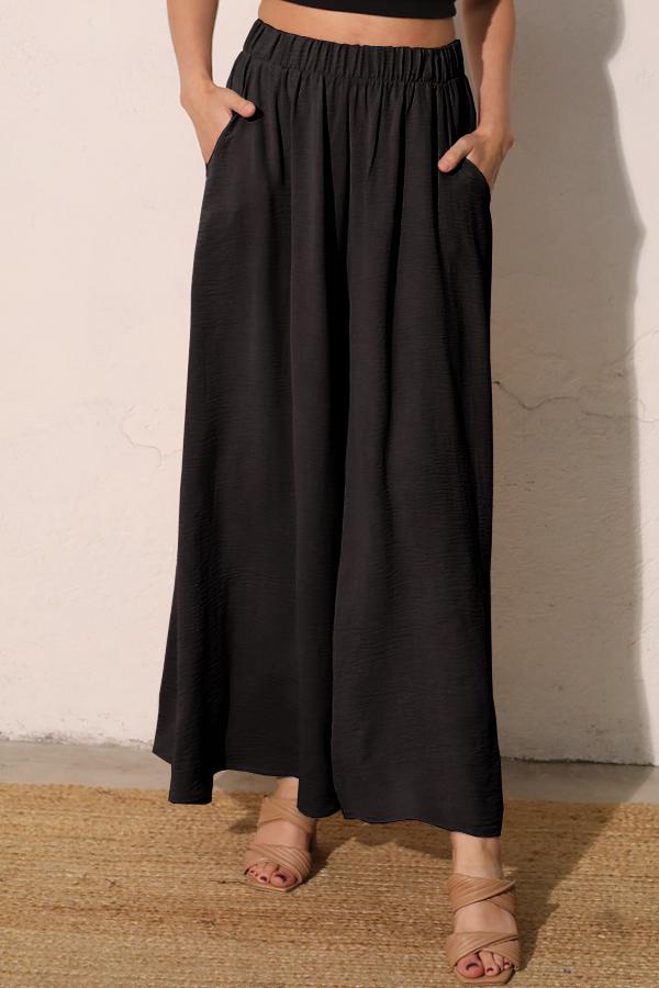 PALAZZO PANT - BLACK