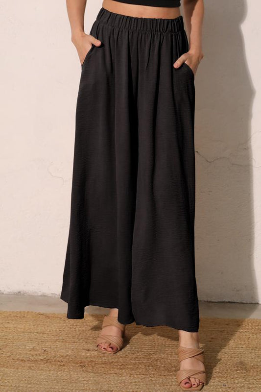 PALAZZO PANT - BLACK