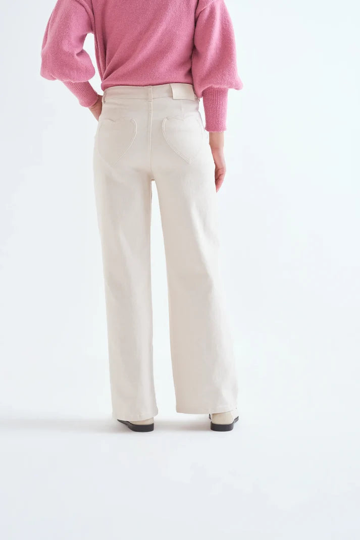 PANTS - Heart patch pocket