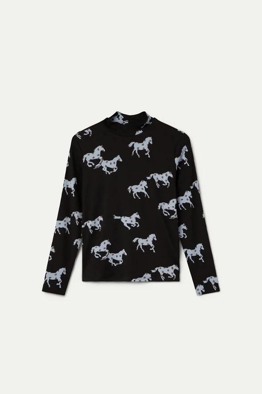 HORSES TURTLENECK