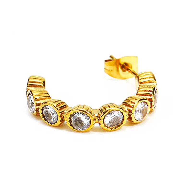 VINTAGE GEMSTONE HOOP