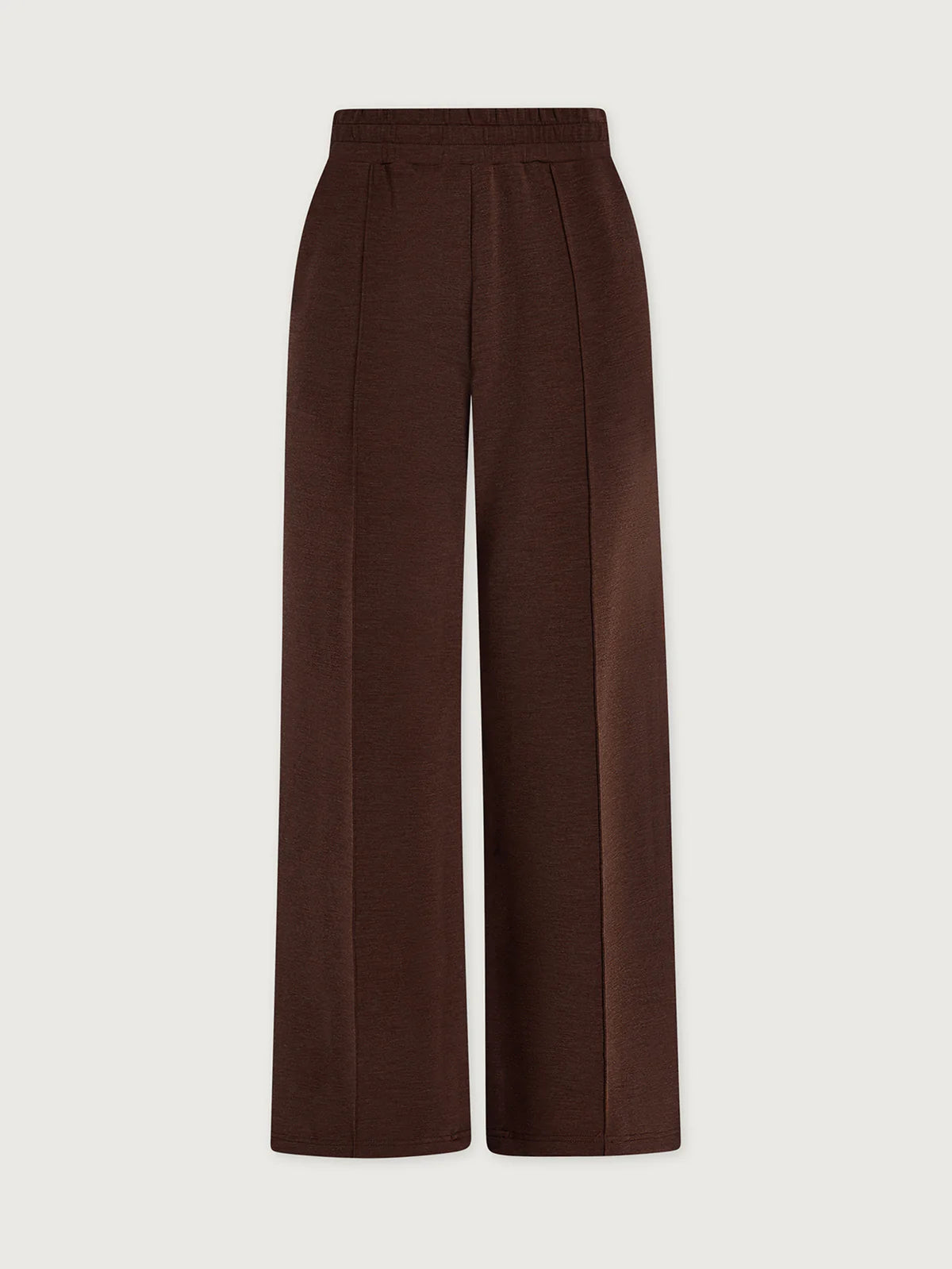 THE WIDE LEG PANT 28" - COFFEE BEAN MARL