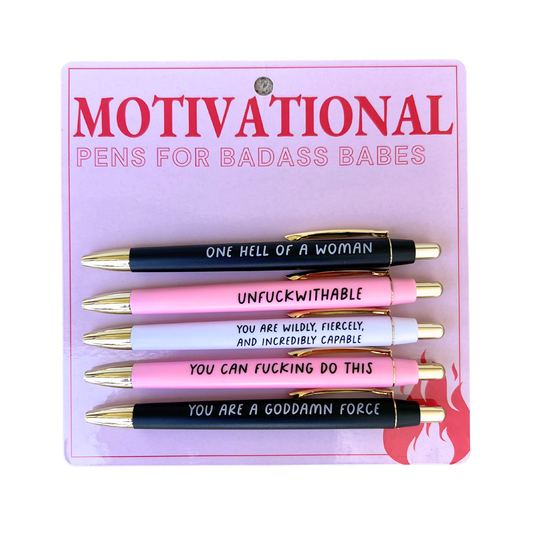 Motivational Pens For Badass Babes (christmas gift)
