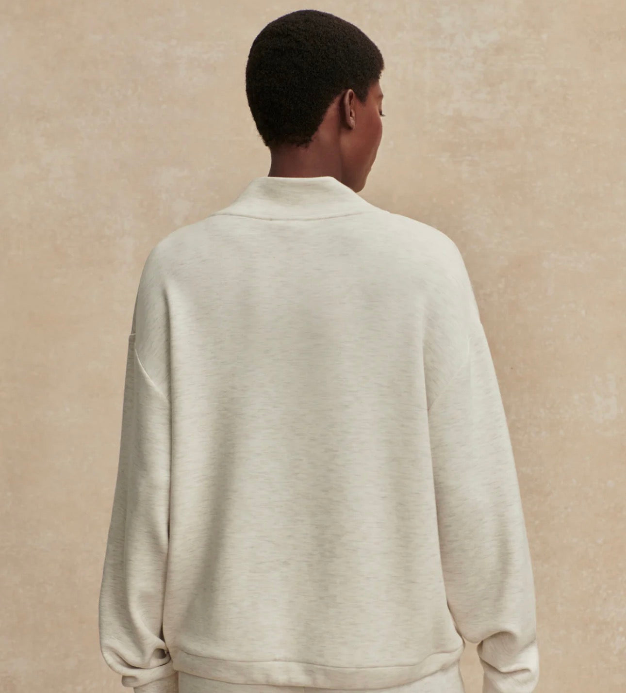 BETSY SWEATSHIRT - IVORY MARL