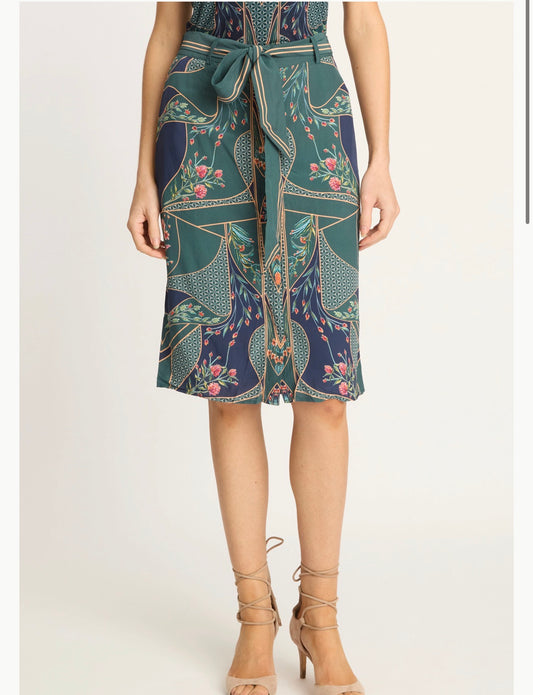 SORA SKIRT- PATCHWORK FLOWER
