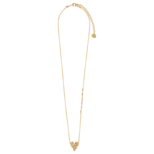 Heartsy Yellow Necklace