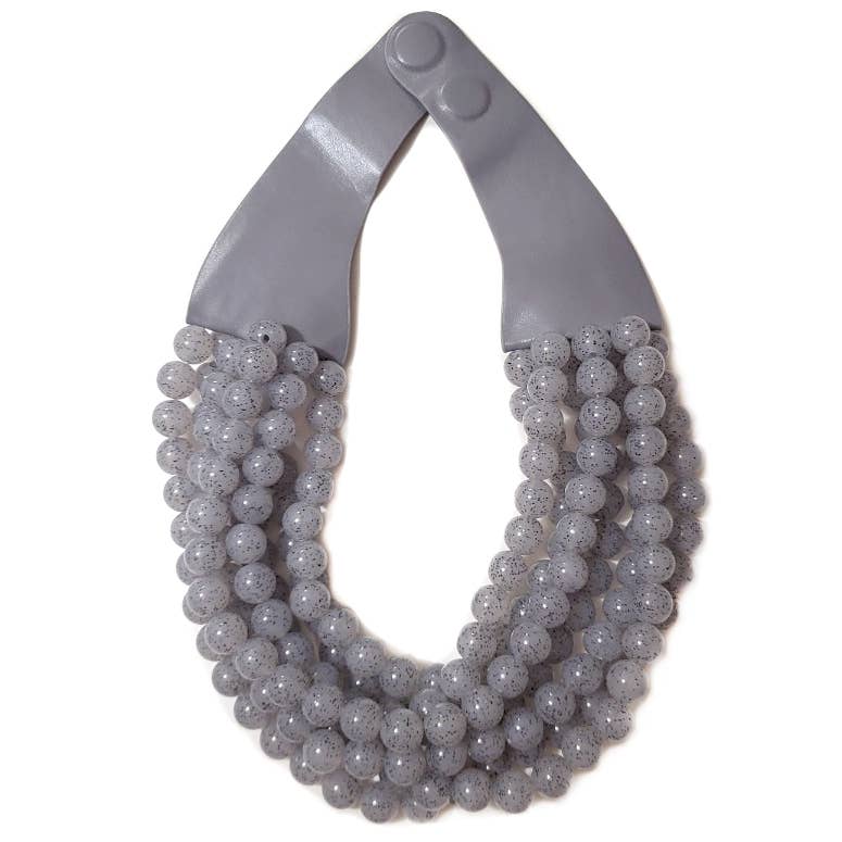 CHUNKY BEADED LAYERED NECKLACE