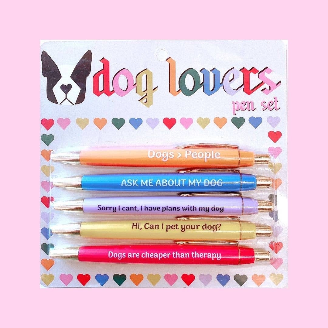 Dog Lovers Pen Set (gifts, pens, stocking stuffers)