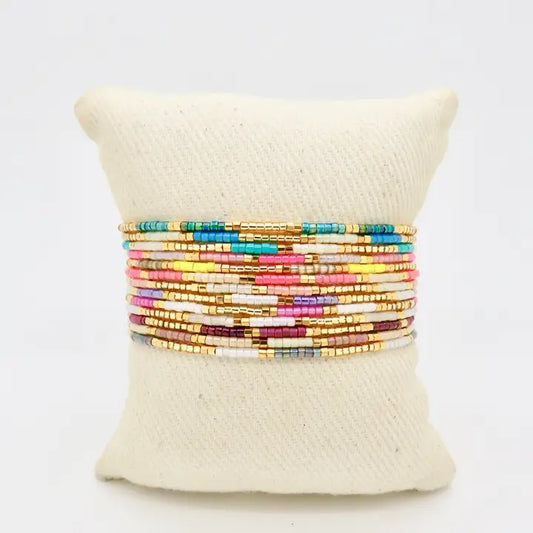 SET OF 13 - DAINTY BRACELETS