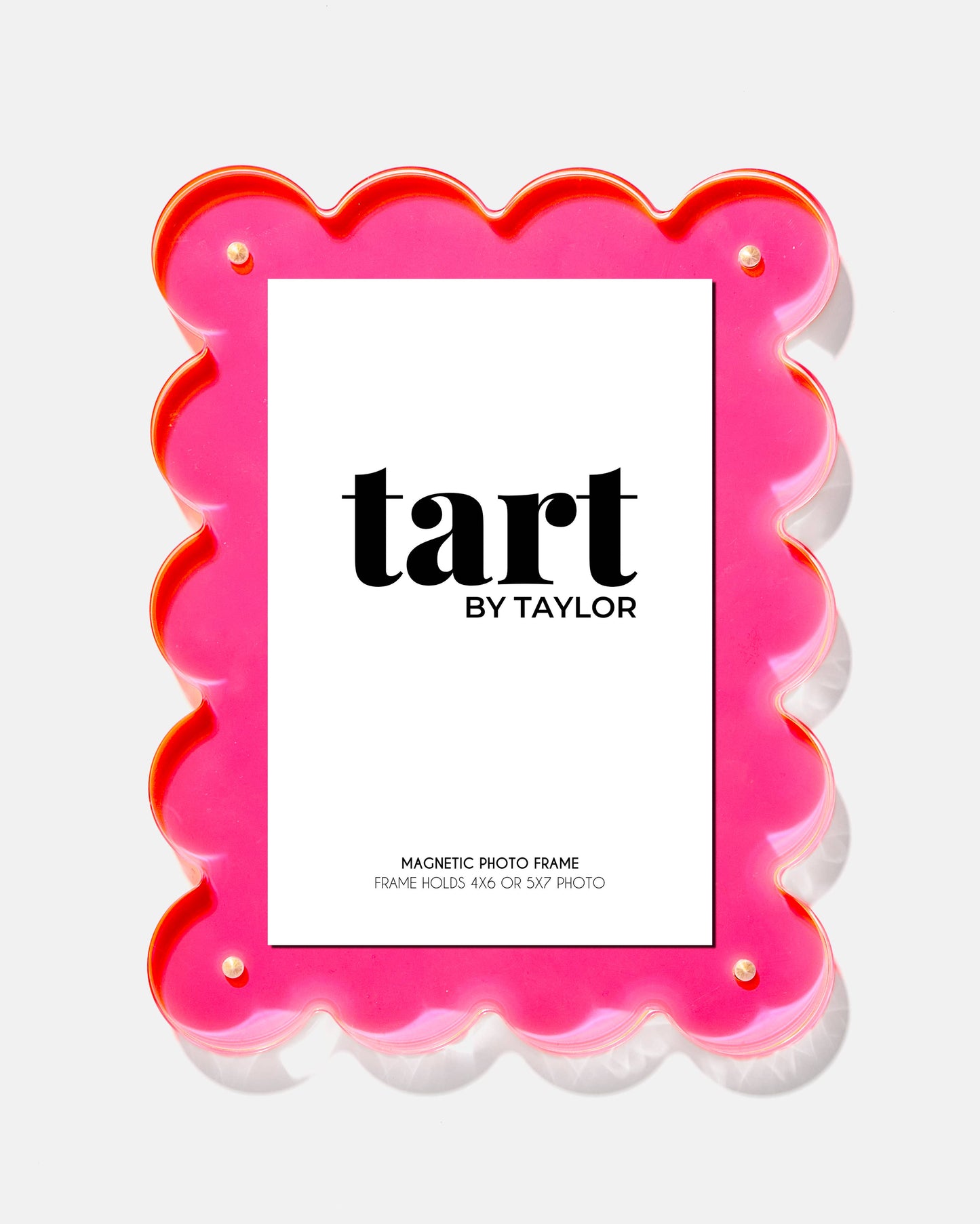 Neon Pink Acrylic Picture Frame