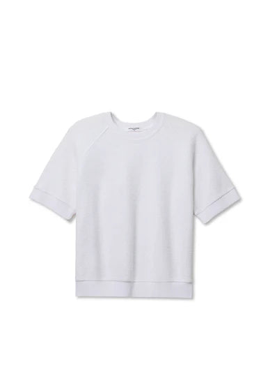 KENNEDY REVERSIBLE FLEECE SHORT SLEEVE - WHITE